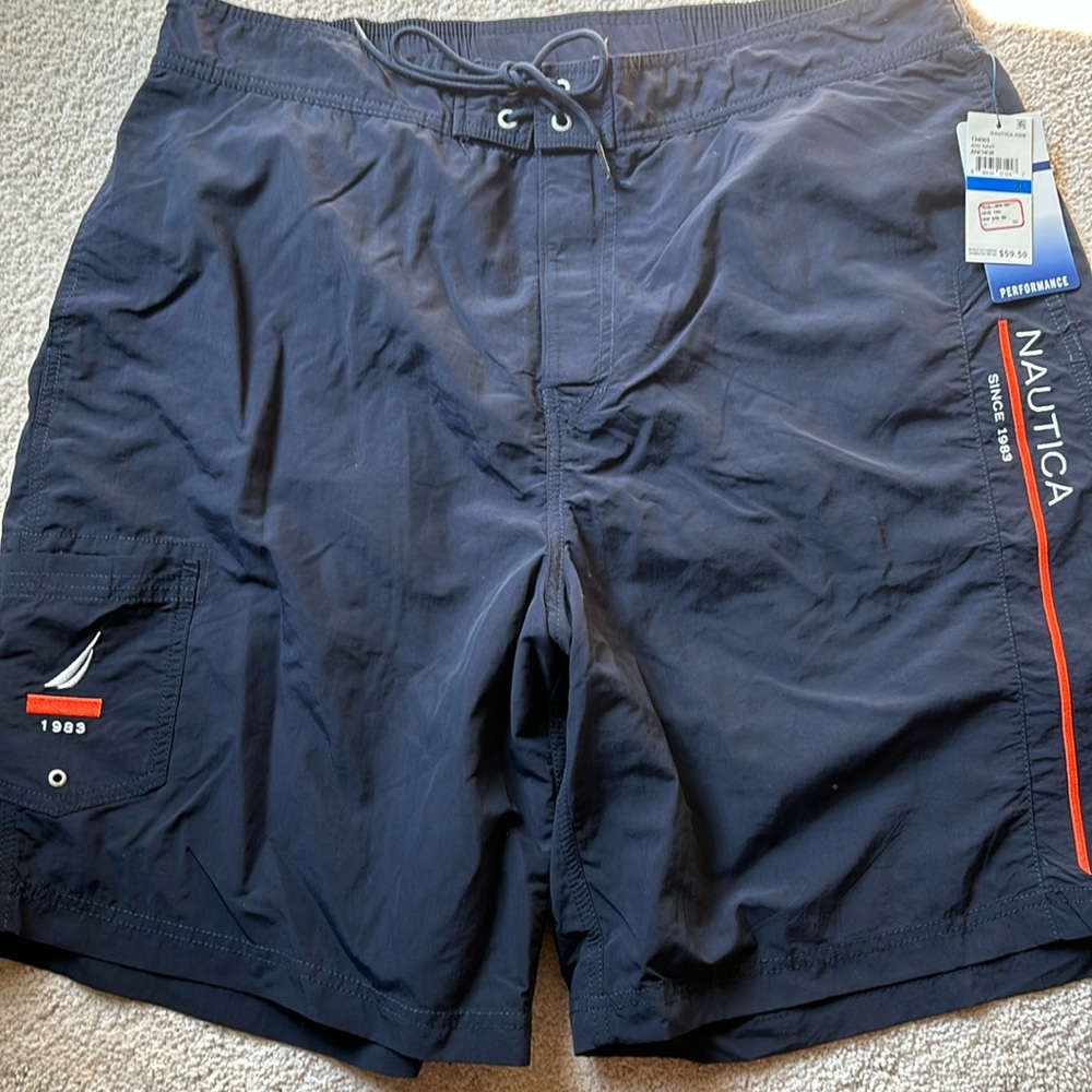 Nautica men’s swim suit.  Size XL.